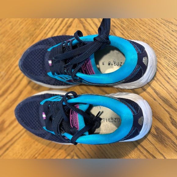 Brooks Women's Addiction 13 Sneakers - Navy, Teal, and Purple - Picture 6 of 8